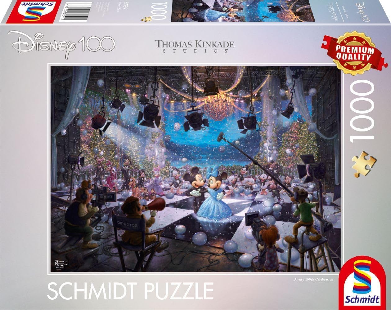 Schmidt Thomas Kinkade Disney 100th Year Celebration 1000 Piece Puzzle image 0